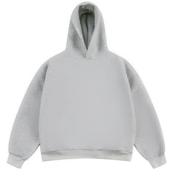 Mens Hoodies Oversized Unisex Hoodie Solid Color Cotton Sweatshirt Men Women Streetwear