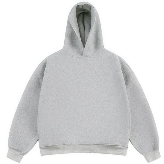 Mens Hoodies Oversized Unisex Hoodie Solid Color Cotton Sweatshirt Men Women Streetwear