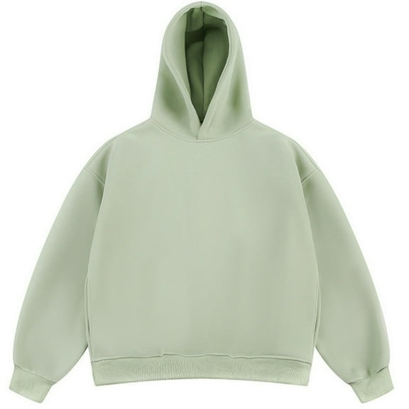 Mens Hoodies Oversized Unisex Hoodie Solid Color Cotton Sweatshirt Men Women Streetwear