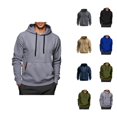 thumbnail image 1 of Mens Hoodies Pullover 2025 Fall Winter Long Sleeve Slim Fit Plain Hoodie with Pockets Hooded Sweatshirt, 1 of 8