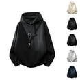 thumbnail image 1 of Mens Hoodies Pullover 2025 Fall Winter Long Sleeve Soft Casual Plain Hoodie with Pockets Hooded Sweatshirt, 1 of 4