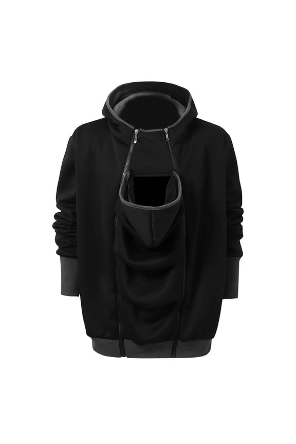 Mens Hoodies Pullover Comfort Hoodie Couple's Matching Fashionable Fall/Winter Mom Pocket Hoodie Unisex Parenting Top