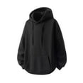 thumbnail image 1 of Mens Hoodies Pullover Drawstring Athletic Hoodie with Pocket Long Sleeve Casual Solid Color Hooded Sweatshirt for Men, 1 of 5