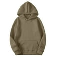 thumbnail image 1 of Mens Hoodies Pullover,Gym Hoodie for Men Hooded Sweatshirts Long Sleeve Casual Hoody Swester Fall Winter Sweat Hoodie Sportswear Solid Color Pullover Outwear with Pockets, 1 of 7