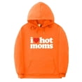 thumbnail image 1 of Mens Hoodies Pullover I LOVE HOT MOMS Print Women Casual Sports For Autumn Winter Threaded Bottom Sweatshirts Jackets Graphic Sweatshirts Fall Clothes, S-3XL, 1 of 2
