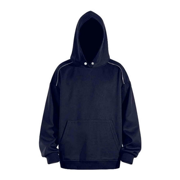 Mens Hoodies Pullover Sevevn Unisex Hooded Sweatshirt Casual Long Sleeve Hoodie Jacket Fall Winter Pullover