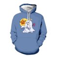 thumbnail image 1 of Mens Hoodies Winter Zip up Hoodie Men Mens Medium Sweatshirt Lightweight Pullover Hoodie Hooded Sweatshirt Warm Men's Halloween Hooded Blue XXL, 1 of 6