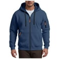 thumbnail image 1 of Mens Hoodies with Zipper Women's Plus Size Zip Up Hoodies Oversized Sweatshirts Fall Fashion Outfits Casual Jackets 2025 Winter Clothes, 1 of 9