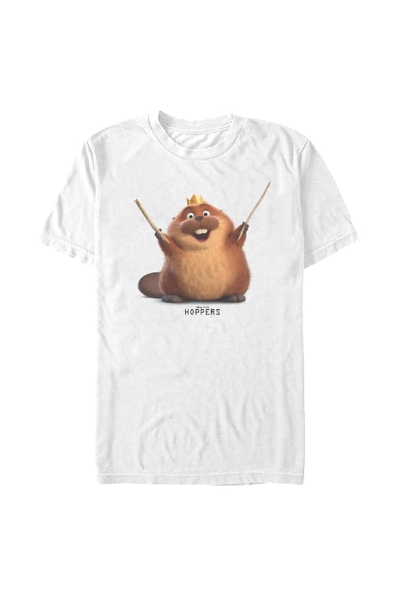 Mens Hoppers King George Happy Sticks Pose T Shirt