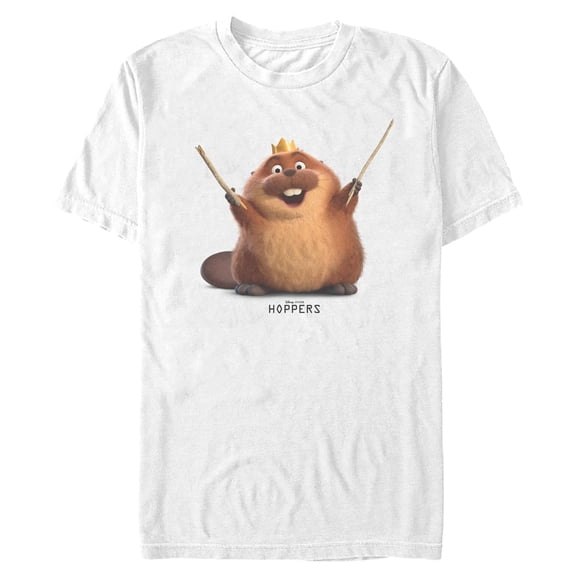 Mens Hoppers King George Happy Sticks Pose T Shirt