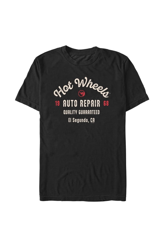 Mens Hot Wheels 1968 Auto Repair T Shirt