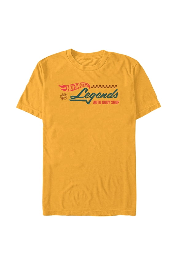 Mens Hot Wheels Legends Auto Body Shop T Shirt