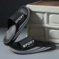 thumbnail image 1 of Mens House Slippers Arch Support Comfortable Summer Outdoor Indoor Bathroom Beach Couple Unisex Slides Casual Footwear Open Toe Men's Shoes, 1 of 5