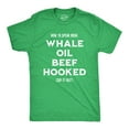 thumbnail image 1 of Mens How to Speak Green Whale Oil Beef Hooked Funny St. Patrick Day Parade Tee Graphic Tees, 1 of 7