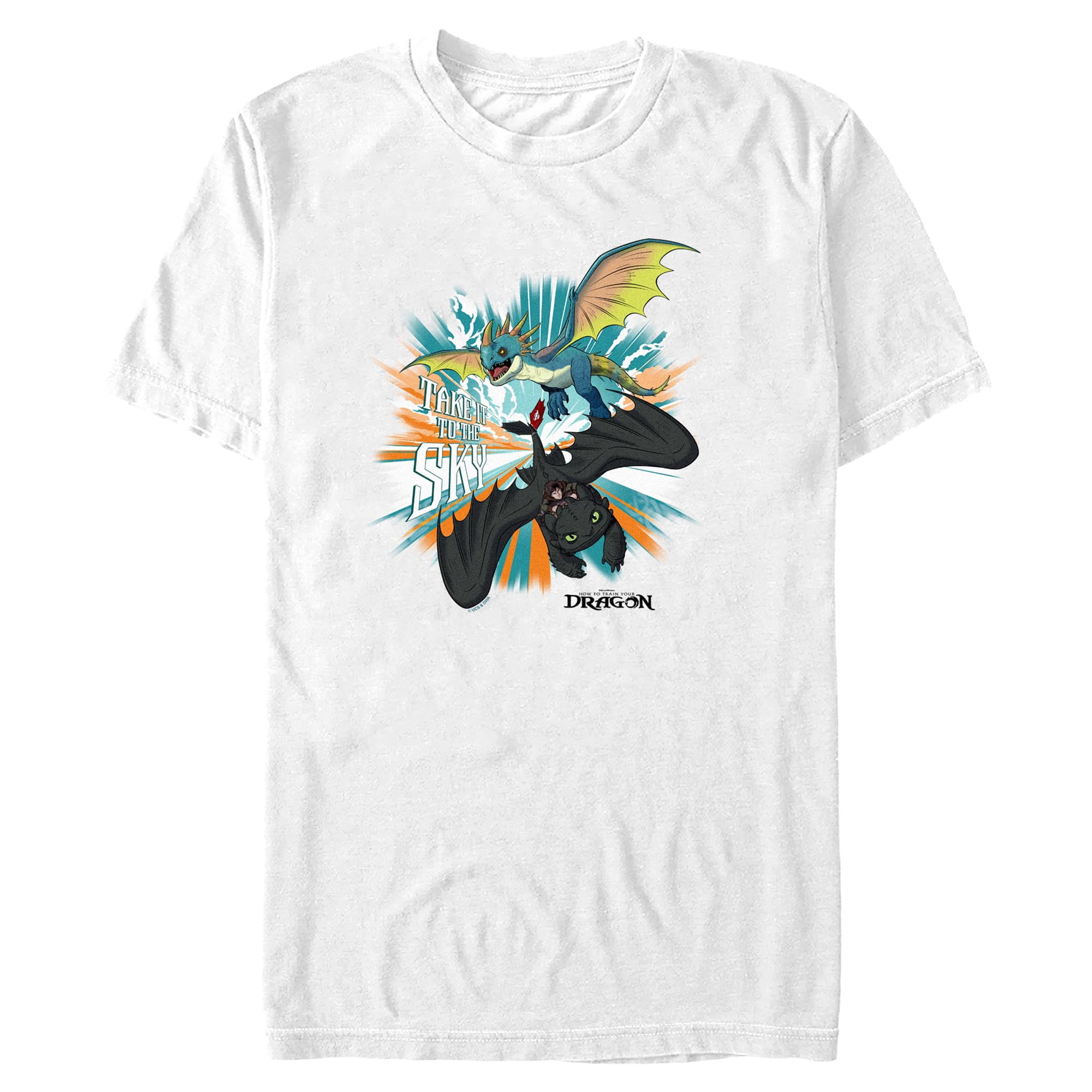 Mens How to Train Your Dragon Take It To The Sky T Shirt