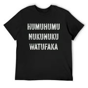 Mens Humuhumu Nukunuku Watufaka T-Shirt Black Small