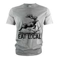 thumbnail image 1 of Mens Hunting Shirt Funny Hunting Tee Deer Joke Shirt Hunter Gifts Hunting Shirt For Men Him (3X-Large Grey), 1 of 6