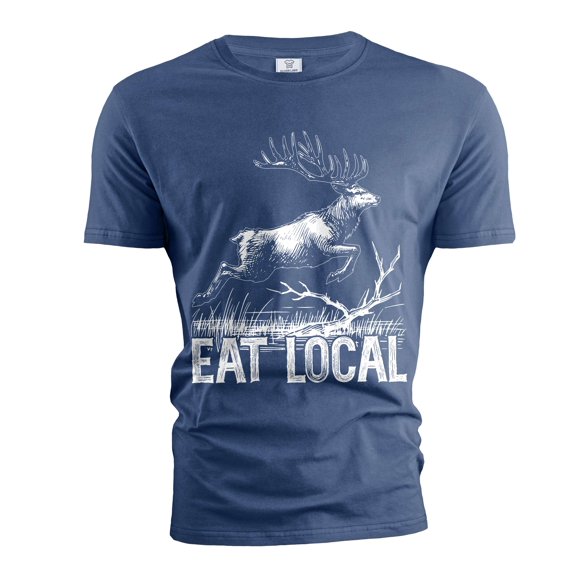 Mens Hunting Shirt Funny Hunting Tee Deer Joke Shirt Hunter Gifts Hunting Shirt For Men Him (Large Navy Blue)