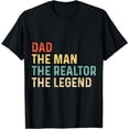 thumbnail image 1 of Mens Husband Dad Realtor Legend T-Shirt, 1 of 4