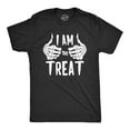 thumbnail image 1 of Mens I Am The Treat T Shirt Funny Trick Or Treat Halloween Tee Graphic Tees, 1 of 9