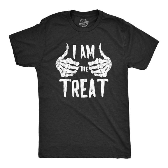 Mens I Am The Treat T Shirt Funny Trick Or Treat Halloween Tee Graphic Tees