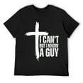 thumbnail image 1 of Mens I Can't But I Know A Guy Plus I Know a Guy T-Shirt Black X-Large, 1 of 5