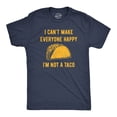 thumbnail image 1 of Mens I Cant Make Everyone Happy Im Not A Taco T Shirt Funny Mexican Food Lovers Tee for Guys Graphic Tees, 1 of 9