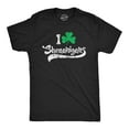 thumbnail image 1 of Mens I Clover Shenanigans T Shirt Funny Green Clover St Saint Patricks Day Tee Graphic Tees, 1 of 8