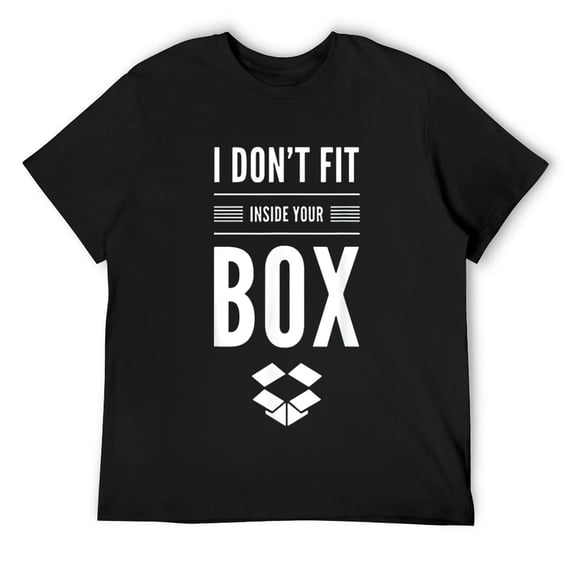 Mens I Don't Fit Inside Your Box T-Shirt Black