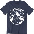thumbnail image 1 of Mens I Hate People Camping Funny Outdoors Sarcastic For Guys T-Shirt, 1 of 4