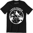 thumbnail image 1 of Mens I Hate People Camping Funny Outdoors Sarcastic For Guys T-Shirt, 1 of 4