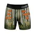 thumbnail image 1 of Mens I Like Big Bucks and I Cannot Lie Boxers Funny Deer Hunting Lyric Joke Novelty Underwear for Guys, 1 of 5