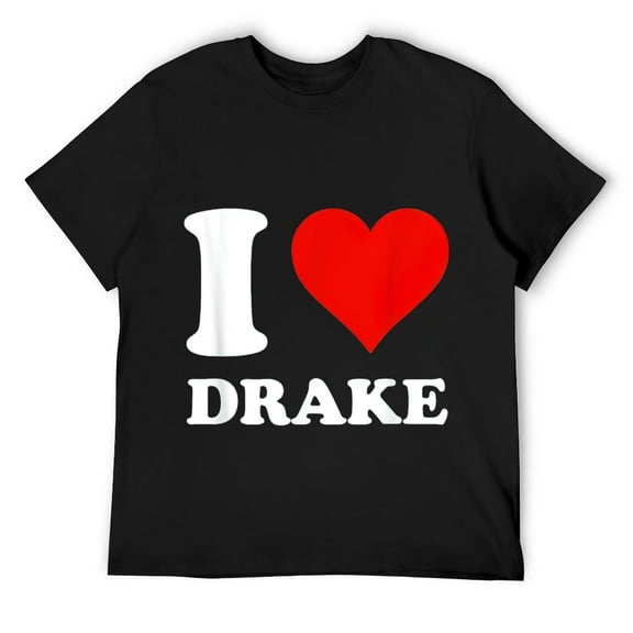 Mens I Love Drake T-Shirt Black