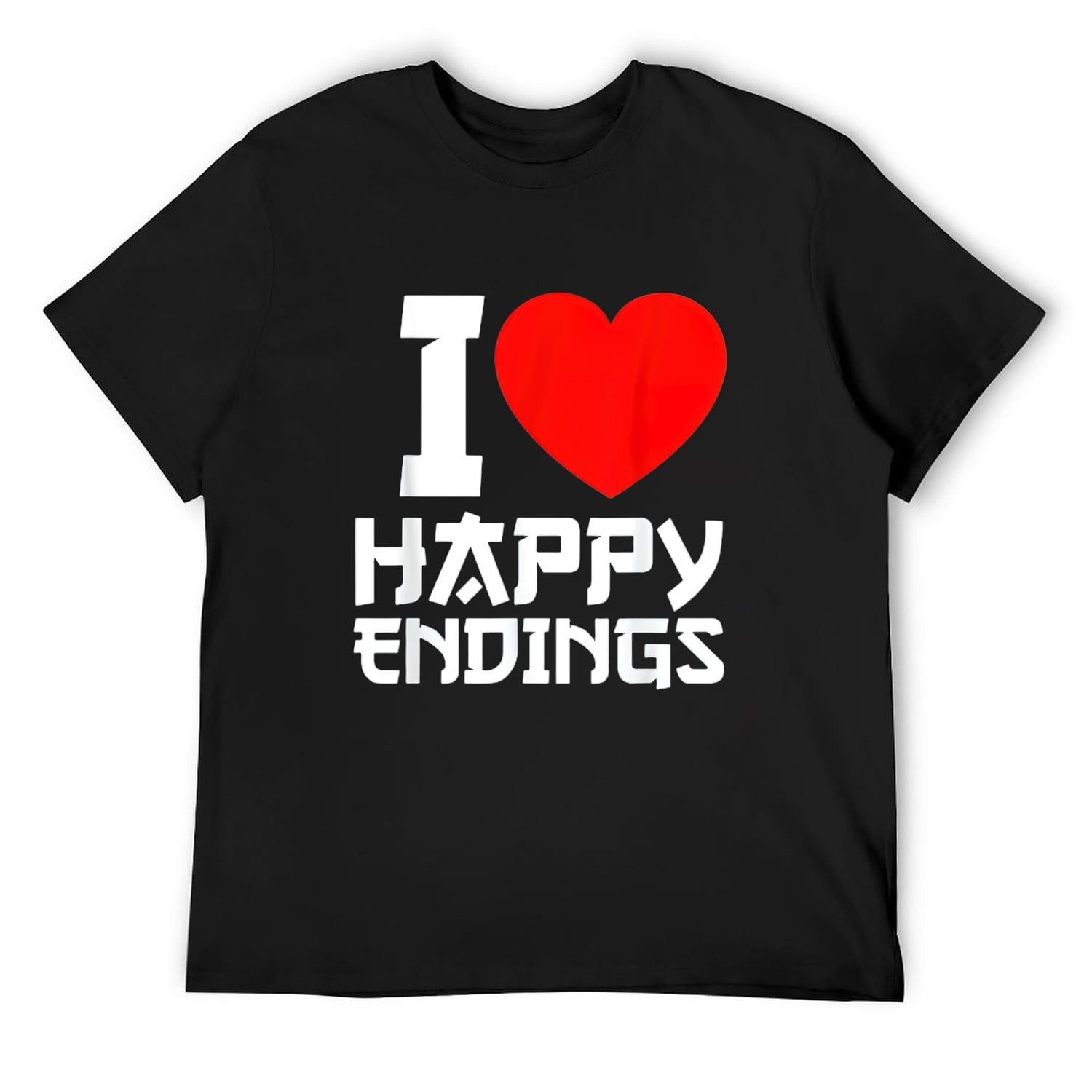 Mens I Love Happy Endings Pattaya Massage Reading Books Thailand T-Shirt  Black 2X-Large - Walmart.com