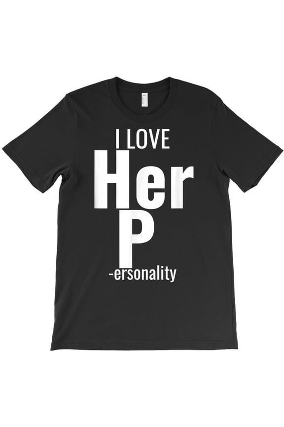 Mens I Love His D Love Her P Funny Matching Couples, Raunchy - Daily Wear Essential G14555 Unisex T-Shirt, Up to Size 5XL