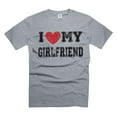 thumbnail image 1 of Mens I Love My Girlfriend Shirt Valentine's Day Gift Tee Boyfriend Shirts Gift From Girlfriend (Small Grey), 1 of 5