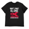 thumbnail image 1 of Mens I Love Someone Tuberculosis Awareness T Shirts Black Medium, 1 of 5