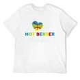 thumbnail image 1 of Mens I Love my Hot Berber Husband Amazigh Kabyle Cute Flag Wife T-Shirt White X-Large, 1 of 5