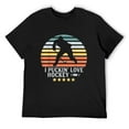 thumbnail image 1 of Mens I Puckin' Love Hockey Funny T-Shirt Hockey Player Fan Gift Black Small, 1 of 5
