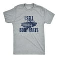 thumbnail image 1 of Mens I Sell Body Parts T Shirt Funny Mechanic Car Lover Joke Tee for Guys Graphic Tees, 1 of 7