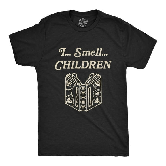Mens I Smell Children T Shirt Funny Magic Halloween Spooky Graphic Novelty Tee Graphic Tees