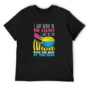 Mens I Was Never In The Closet Pansexual Pride Lgbtq Supporter T-Shirt Black 4X-Large