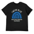 thumbnail image 1 of Mens I Wear Blue Angelman Syndrome Awareness T-Shirt Black 4X-Large, 1 of 5