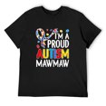 thumbnail image 1 of Mens I'm A Proud Autism Mawmaw Autism Awareness T-Shirt Black 2X-Large, 1 of 5