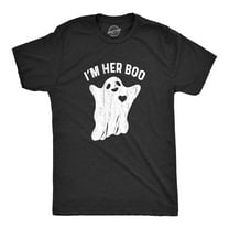 Mens I'm Her Boo T Shirt Funny Halloween Ghost Dating Relationship Tee Graphic Tees