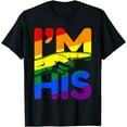 thumbnail image 1 of Mens I'm His He's Mine Gay Couples Im His Hes Mine Quote Im His T-Shirt, 1 of 4
