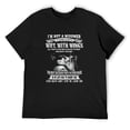 thumbnail image 1 of Mens I'm Not A Widower I'm A Husband To A Beautiful Wife T-Shirt Black 4X-Large, 1 of 5