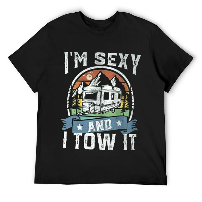 Funny Rv Camping Trailer Shirt. I Go Where I'm Towed. Funny Rv Camping Trailer Shirt. I Go Where I'm Towed.