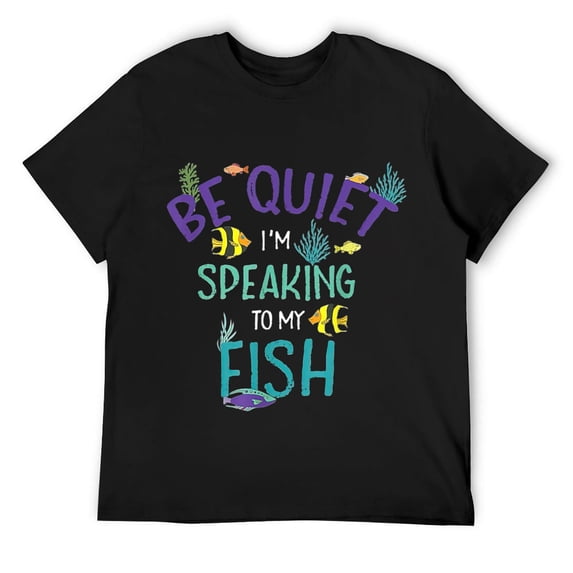 Mens I'm Speaking To My Clown Fish Pet Gift Shirts Black