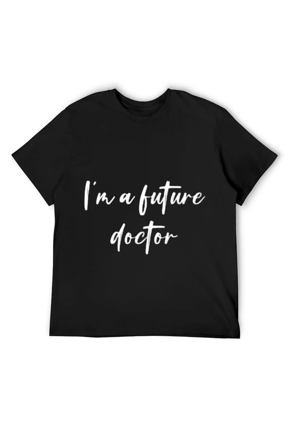 Mens I'm a future doctor Short Sleeve T-Shirt Black